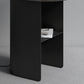 1 Shelf Industrial Night Table Metal Nightstand Open Storage ,20" Tall Clearhalo 'Bedroom Furniture' 'furn' 'furn_night_stand' 'Furniture' 'night_stand' 'Nightstands' 1200x1200_cb6a1748-94a3-4ae0-a054-e1719504e209