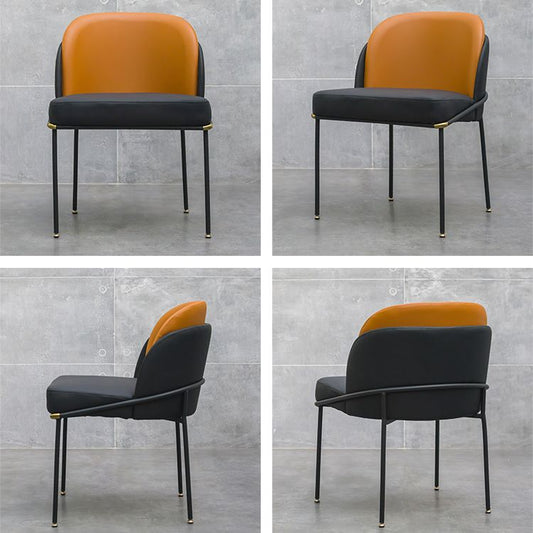 Modern Restaurant Upholstered Side Chair Matte Finish Parsons Dining Chair Clearhalo ' kitchen&dining_furn' 'Dining Chairs' 'Dining Tables & Seating' 'dining_chair' 'furn' 'furn_dining_chair' 'Furniture' 'furniture_dining_chair' 'Kitchen & Dining Furniture' 'kitchen' 1200x1200_cb6a3f44-15b1-41aa-99ce-0d5bdc2413a8