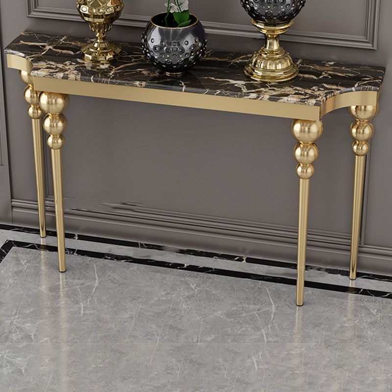 Tabella della console contemporanea di forma libera da divano di divano console in pietra