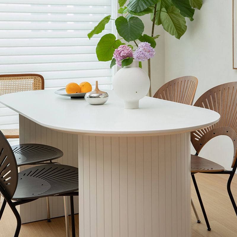 Pine Wood Contemporary Oval Dining Table Wood Top Table for Dining Room Clearhalo ' dining_table' 'Dining Tables & Seating' 'Dining Tables' 'furn' 'furn_dining_table' 'Furniture' 'furniture_dining_table' 'Kitchen & Dining Furniture' 'kitchen&dining_furn' 'kitchen' 'kitchen_dining_table' 1200x1200_cb6bb725-a1c9-4b3e-be04-661e214bcb66