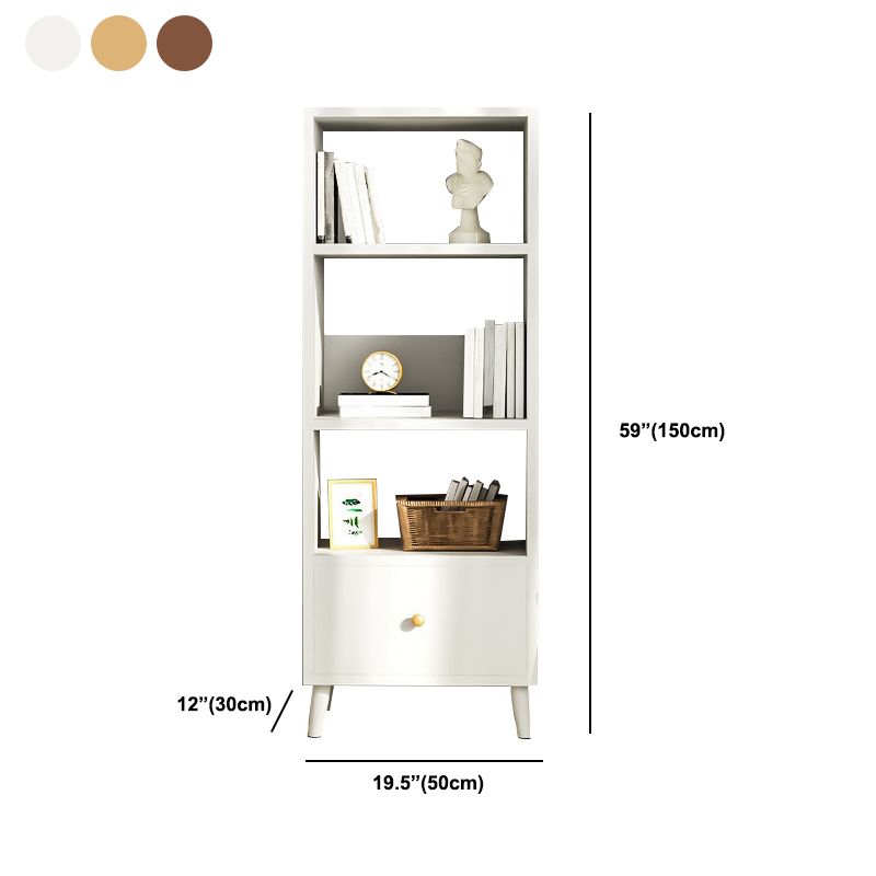 Modern Solid Wood Bookcase 20-inch Standard Bookshelf for Home Clearhalo 'Bookcases' 'furn' 'furn_bookcases' 'Furniture' 'Office Furniture' 1200x1200_cb6cfc19-02ed-4011-aba2-85ef0b85ea88
