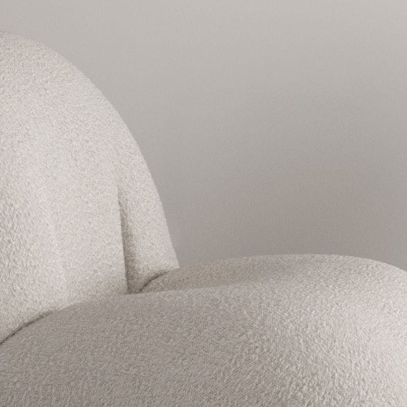 Moderne 1-zitplaat wollen bank 25.59 "H armloze bank voor woonkamer