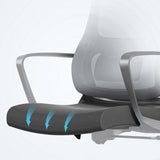 オフィスのためのモダニズム固定武器室の椅子ブラックデスクチェア