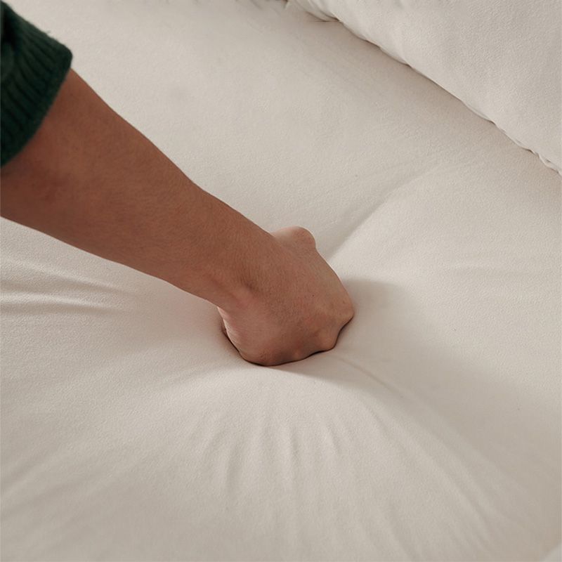 Tuxedo Bran Mélange de coton contemporain / Faux Couber / Velvet Sofa Couch