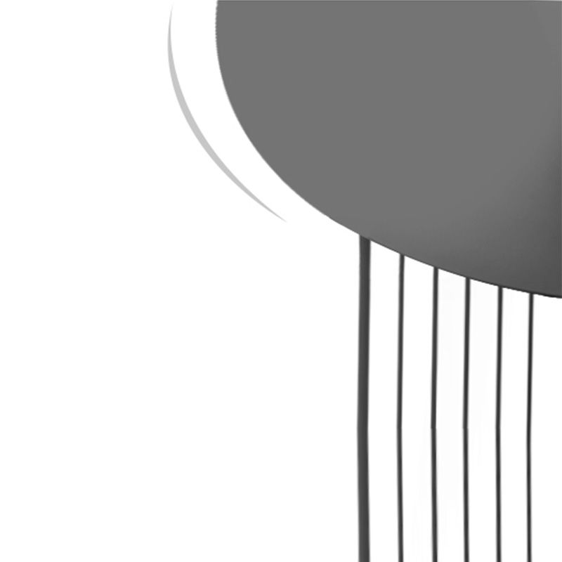 Mid-Century Modern Round Iron End Table Dia 11.81" Pedestal Side Table Clearhalo 'Coffee & Accent Tables' 'End & Side Tables' 'end_side_tables' 'furn' 'furn_end_side_tables' 'Furniture' 'Living Room Furniture' 1200x1200_cb70f6fa-bfb6-4eb4-af2a-ee695ea33e11