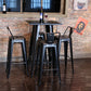 Industrial Black Metal Counter Stools Low Back Bristol Bar Stools with Square Seat Clearhalo 'Bar Furniture' 'Bar Stools' 'bar_stools' 'furn' 'furn_bar_stools' 'furniture_bar_stools' 'Kitchen & Dining Furniture' 'kitchen&dining_furn' 'kitchen' 'kitchen_furn' Furniture' 1200x1200_cb72717d-5091-468b-a400-cf7a1e30e9fa