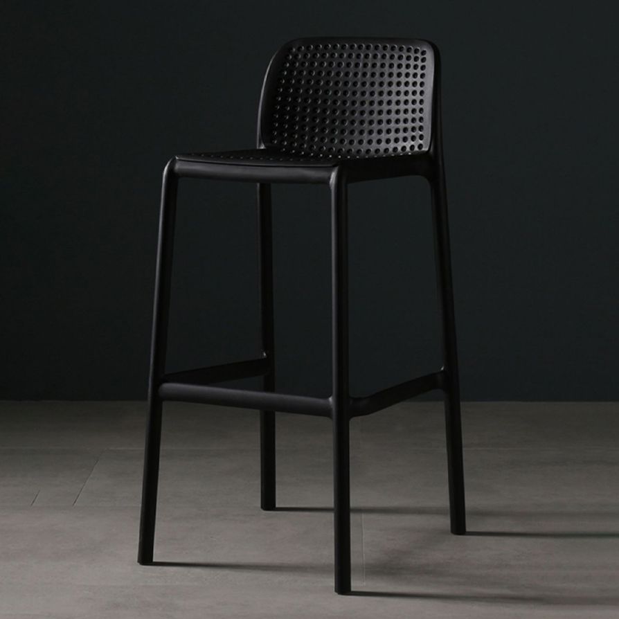 Modern Bar-stool Plastic Counter Bar Stool for Kitchen Bar with Plastic Legs Clearhalo 'Bar Furniture' 'Bar Stools' 'bar_stools' 'furn' 'furn_bar_stools' 'Furniture' 'furniture_bar_stools' 'Kitchen & Dining Furniture' 1200x1200_cb73f176-d5d1-4d9b-a258-8f217c612448