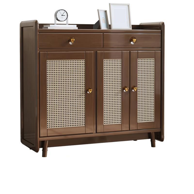 42.51" Tall 2 - Drawer Accent Cabinet Modern 3 - Door Cabinet Clearhalo 'Cabinets & Chests' 'cabinets_chests' 'furn' 'furn_cabinets_chests' 'Furniture' 'Living Room Furniture' 1200x1200_cb75956b-6920-4130-ace5-59bcc03957a8