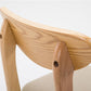 Industrieller Barhocker, quadratischer Sitz, Barhocker mit Holzbeinen