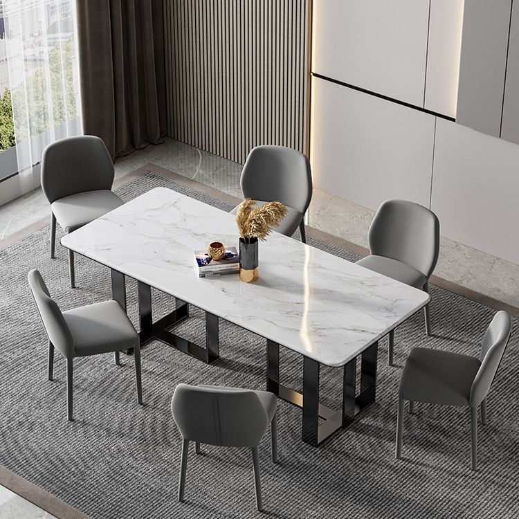 Eigentijdse keuken eetkamerstoel metalen poten Parsons stoel