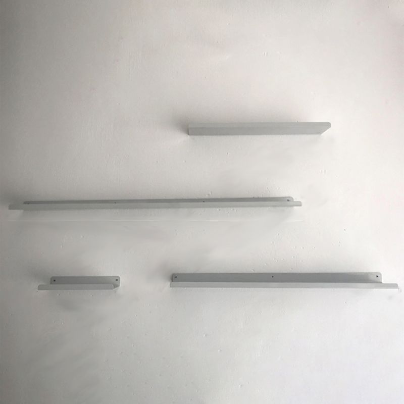 Floating Closed Back Bookshelf Metal Contemporary Bookcase with Shelf Clearhalo 'Bookcases' 'furn' 'furn_bookcases' 'Furniture' 'Office Furniture' 1200x1200_cb78d8a2-c411-4378-b306-e37fd0c6a07b