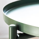 Tavolo da gamba a croce superiore del vassoio tavolino rotondo contemporaneo