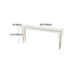 White Glam Style Bar Table in Iron and Wood Bar Indoor Bar Counter Clearhalo 'Bar Furniture' 'Bar Tables' 'bar_tables' 'furn' 'furn_bar_tables' 'Furniture' 'furniture_bar_tables' 'Kitchen & Dining Furniture' 1200x1200_cb7fadd7-2243-4cfa-b9cc-3660f7591350