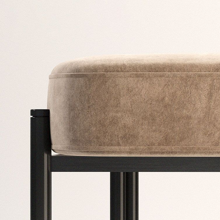 Contemporary Upholstered Side Chairs Open Back Dining Side Chair Clearhalo 'Dining Chairs' 'Dining Tables & Seating' 'dining_chair' 'furn' 'furn_dining_chair' 'Furniture' 'furniture_dining_chair' 'Kitchen & Dining Furniture' 1200x1200_cb7fc88d-7d6a-4020-83e5-9ef855a4318d