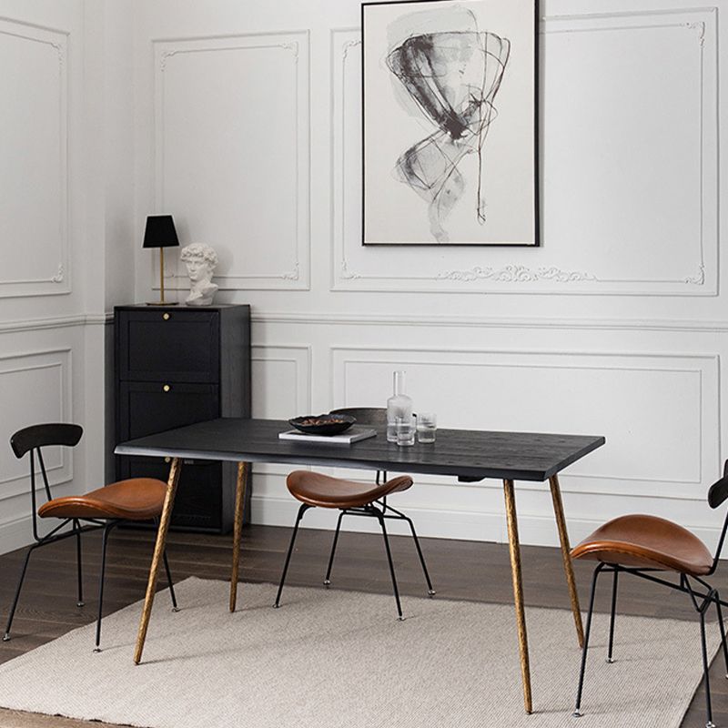 Tavolo da pranzo in legno massiccio tradizionale tavolo da pranzo di lusso con cornice dorata