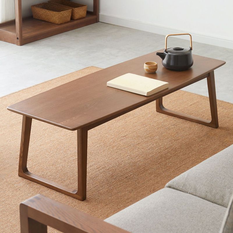 Sled Brown Solid Wood Rectangle Bedroom Modern 1 Coffee Table Clearhalo 'Coffee & Accent Tables' 'Coffee Tables' 'coffee_tables' 'furn' 'furn_coffee_tables' 'Furniture' 'Living Room Furniture' 1200x1200_cb82adf9-6be7-4eac-858d-4da651a52f23