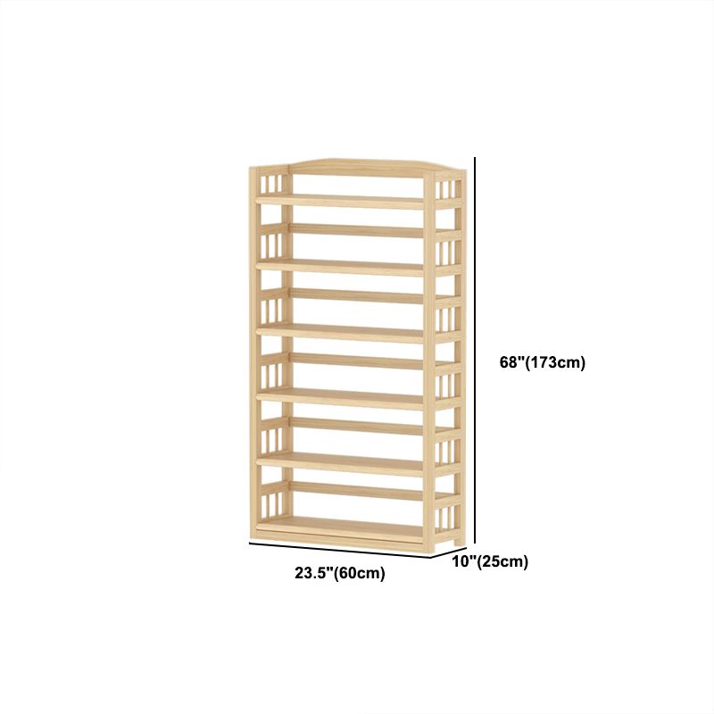 Contemporary Pine Shelf Bookcase Standard Natural Open Bookcase Clearhalo 'Bookcases' 'furn' 'furn_bookcases' 'Furniture' 'Office Furniture' 1200x1200_cb86f049-e69e-420e-8e24-270fec660e56