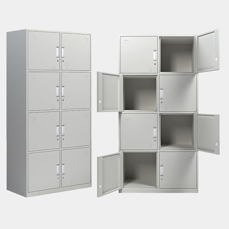 Metalen eigentijdse garderobe armoire scharnierende garderobe kast voor thuis