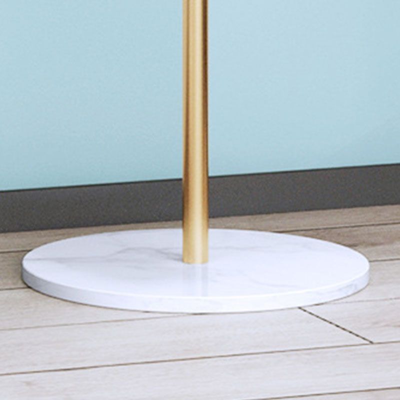 Luil Luxury Coat Rack en marbre Base de support support de manteau avec crochets