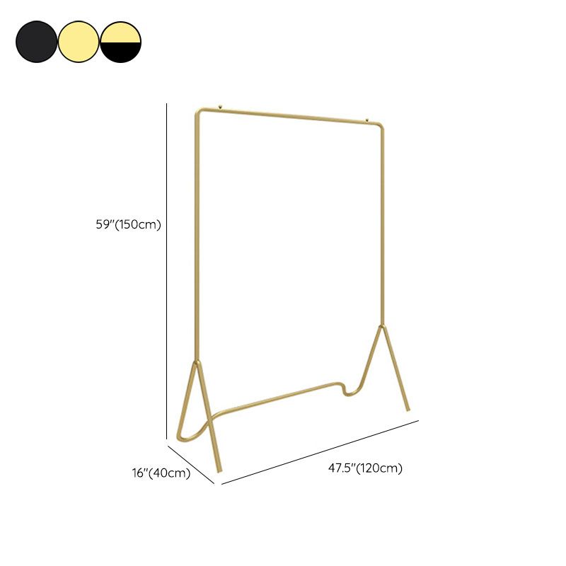 モダンなメタルホールツリーハンギングレールとローワーシェルフ玄関キット