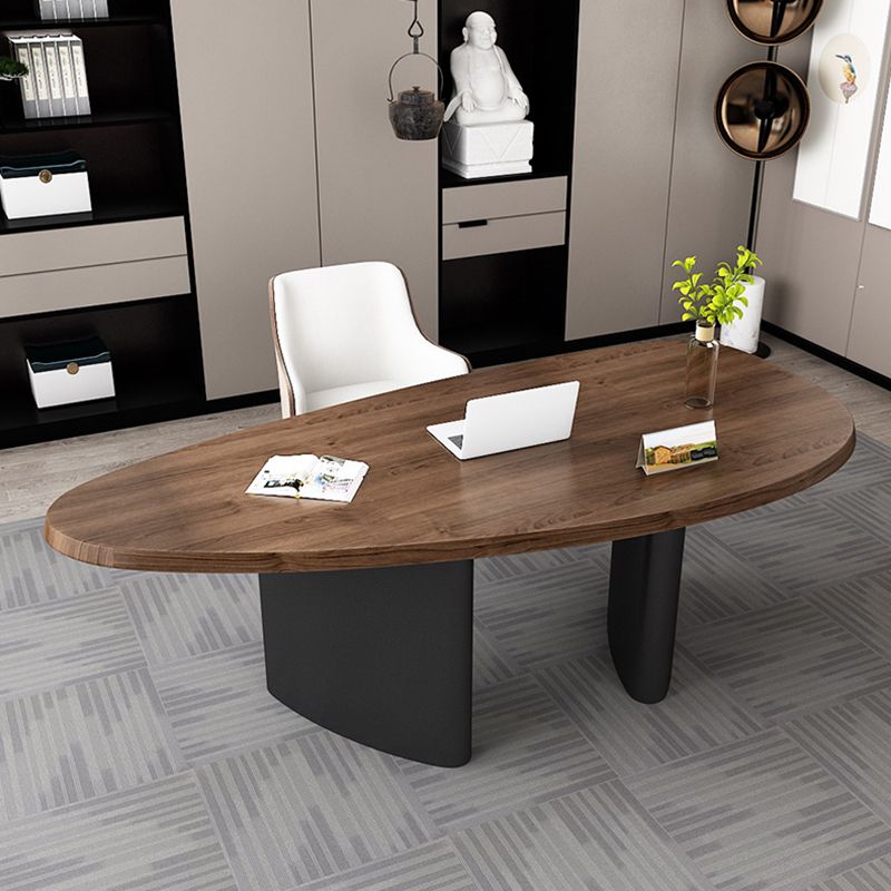 Free Form Work Table Home Office Solid Wood Industrial Writing Desk Clearhalo 'furn' 'furn_office_desk' 'Furniture' 'furniture_office_desk' 'Office Desks' 'Office Furniture' 'office_desk' 1200x1200_cb93eb02-adf7-497b-aee2-b82ccdf6367d