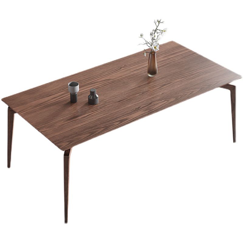 Rectangle Ash Wood Table Modern Dining Table with 4 Legs for Restaurant Clearhalo ' dining_table' 'Dining Tables & Seating' 'Dining Tables' 'furn' 'furn_dining_table' 'Furniture' 'furniture_dining_table' 'Kitchen & Dining Furniture' 'kitchen&dining_furn' 'kitchen' 'kitchen_dining_table' 1200x1200_cb949535-03c9-4b5a-a0f2-6414d11fabdd