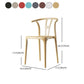 Contemporary Plastic Armless Chair Kitchen Dining Room Open Back Chair