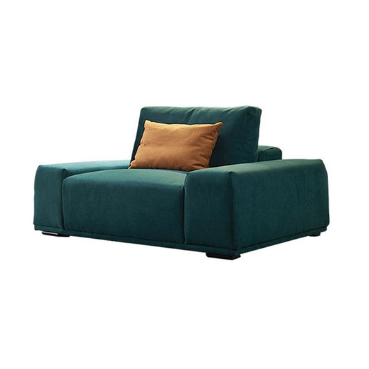 Moderne Stilede -Sofa Standard -Quadratarmsofa mit Kissen