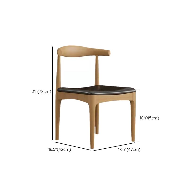 Wood Finish Dining Set 1/2/3/5 Pieces Modern Solid Wood Dinette Set Clearhalo 'Dining Room Sets' 'Dining Tables & Seating' 'dining_room_set' 'furn' 'furn_dining_room_set' 'Furniture' 'Kitchen & Dining Furniture' 1200x1200_cb98e276-0d87-475d-a4c2-fa8c77fad317