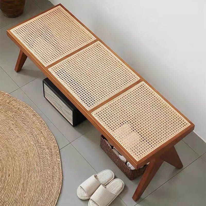 Banco di posti a sedere tropicale Rettangolo di rettangolo e panca per camera da letto, 16 "W