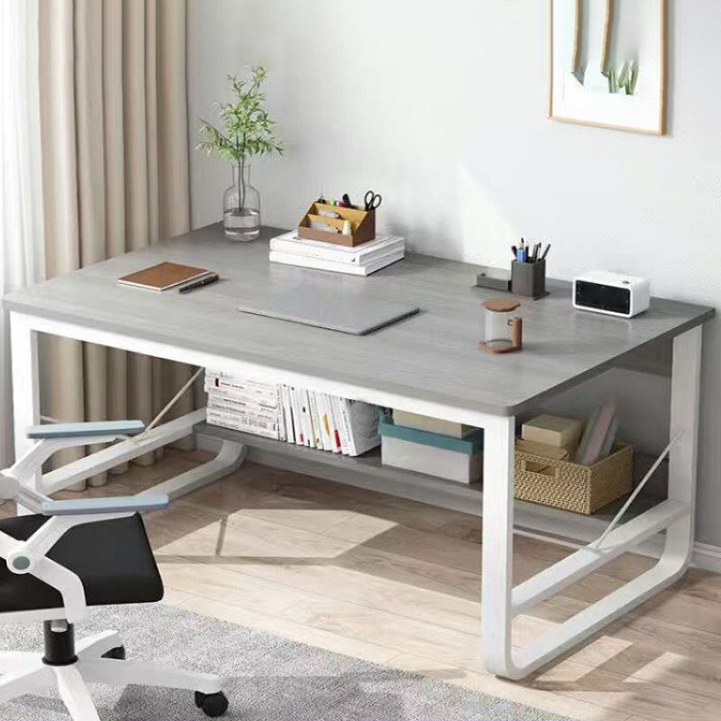 Scrivania industriale rettangolare da 60 "scrivania in legno di larghezza