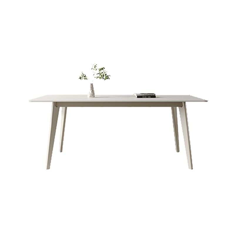 Contemporain 1/2/5/7 Pièces Ensemble de restauration Rectangle Table à manger en pierre pour cuisine