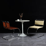 Armless Low Back Desk Chair Modern Faux Leather Home Office Chair