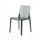 Kitchen Dining Side Chair Contemporary Plastic Dining Armless  Chair