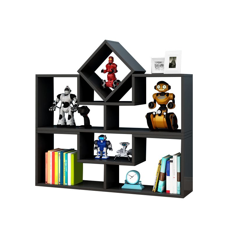 Open Bookcase Bookshelf 7.9" Wide Engineered Wood Bookcase for Office