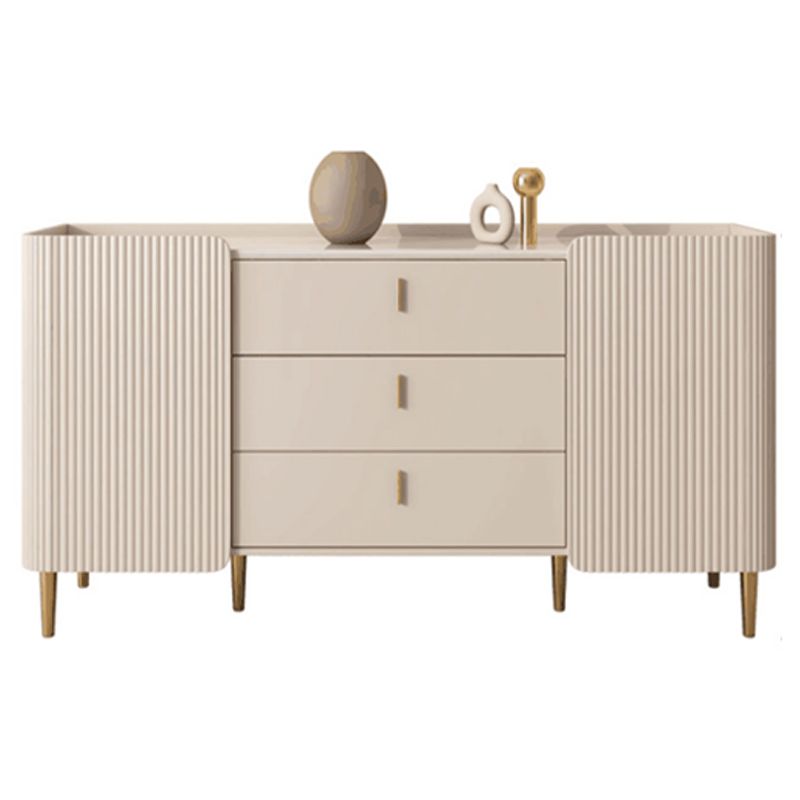 Rectangle Sintered Stone Sideboard Cabinet Luxury Home Side Board with Drawers and Doors Clearhalo 'buffet_sideboard' 'Buffets & Sideboards' 'furn' 'furn_buffet_sideboard' 'Furniture' 'Kitchen & Dining Furniture' 1200x1200_cba9df63-a356-4116-be00-3068a2325b2c