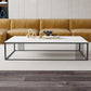 Contemporary 17.7" H Coffee Table Rectangular Stone Top Simple Cocktail Table Clearhalo 'Coffee & Accent Tables' 'Coffee Tables' 'coffee_tables' 'furn' 'furn_coffee_tables' 'Furniture' 'Living Room Furniture' 1200x1200_cba9f7df-83fb-463b-aece-d1edcd745a6d