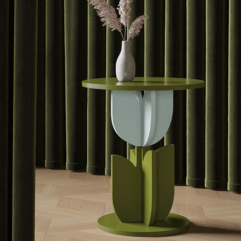 Nordischer runder/geometrischer Couchtisch Holzkaffee oder Endtisch