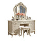 Set di sgabelli da letto per la scrivania del trucco vittoriano per il trucco da letto con cassetto