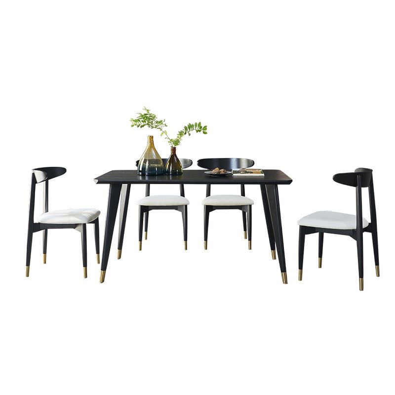 Solid Wood Traditional Luxury Rectangle Indoor Table Ash Wood Table with 4 Legs Clearhalo 'Dining Tables & Seating' 'Dining Tables' 'dining_table' 'furn' 'furn_dining_table' 'Furniture' 'furniture_dining_table' 'Kitchen & Dining Furniture' 'kitchen' 'kitchen_dining_table' 1200x1200_cbab69c9-0025-484c-b408-45c24bb7ab8c