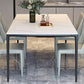 Minimalist Sintered Stone Standard Dining Table Rectangle Kitchen Dining Table with 4 Legs Base Clearhalo ' dining_table' 'Dining Tables & Seating' 'Dining Tables' 'furn' 'furn_dining_table' 'Furniture' 'furniture_dining_table' 'Kitchen & Dining Furniture' 'kitchen&dining_furn' 'kitchen' 'kitchen_dining_table' 1200x1200_cbab8f50-403f-47e1-81ad-983ef46642fe
