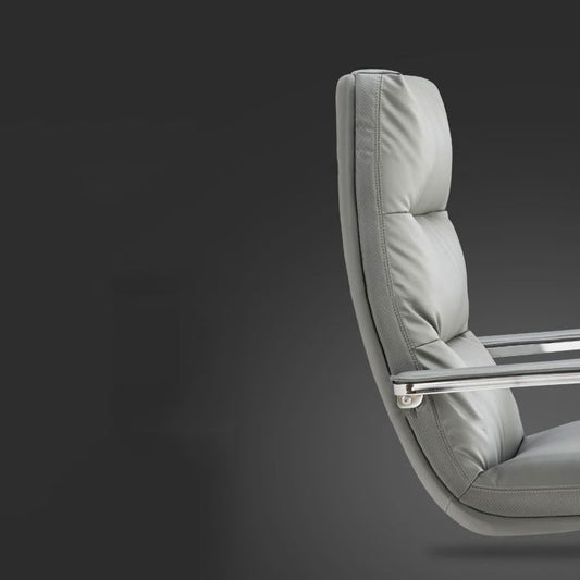 Modern Desk Chair Leather Ergonomic Computer Chair High-Back Chair with Wheels Clearhalo 'furn' 'furn_office_chair' 'Furniture' 'Office Chairs' 'Office Furniture' 'office_chair' 1200x1200_cbadad44-4f45-473d-ae13-a26966e42f6f