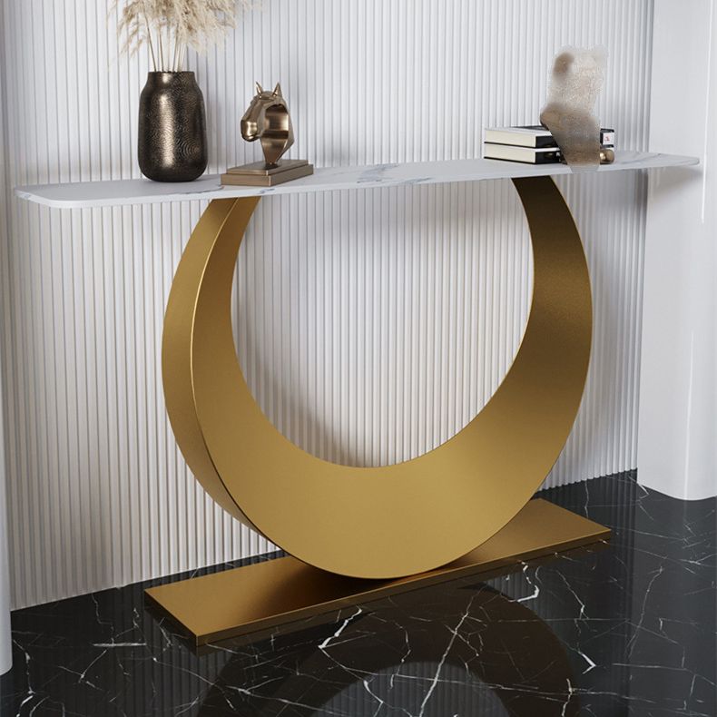 31.5 "hoge stenen accenttafel moderne krasbestendige eindtafel voor hal