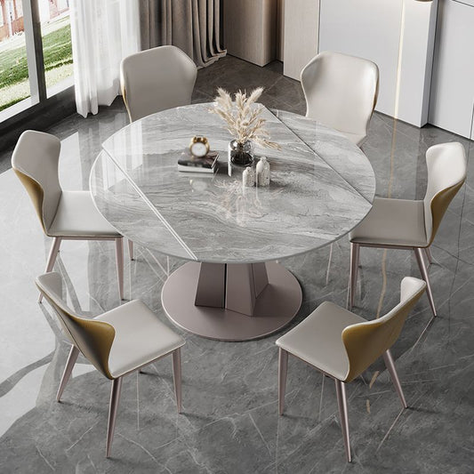 Modern 1/2/5/7 Pieces Dinette Set Round Dining Room Table Set Clearhalo 'Dining Room Sets' 'Dining Tables & Seating' 'dining_room_set' 'furn' 'furn_dining_room_set' 'Furniture' 'furniture_dining_room_set' 'Kitchen & Dining Furniture' 1200x1200_cbb8399d-d1bc-45b8-9254-be2159b80787