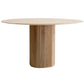 Solid Wood Brown Tone Dining Table Simplicity Pedestal Table for Dining Room Clearhalo ' dining_table' 'Dining Tables & Seating' 'Dining Tables' 'furn' 'furn_dining_table' 'Furniture' 'furniture_dining_table' 'Kitchen & Dining Furniture' 'kitchen&dining_furn' 'kitchen' 'kitchen_dining_table' 1200x1200_cbb88de8-e250-444a-9eb0-d167a4e70d08