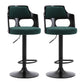 Modern Adjustable Swivel Barstool Matte Finish Footrest Stool Clearhalo 'Bar Furniture' 'Bar Stools' 'bar_stools' 'furn' 'furn_bar_stools' 'Furniture' 'furniture_bar_stools' 'Kitchen & Dining Furniture' 1200x1200_cbbac62f-f582-4b99-8580-5c6fd19fbbfa