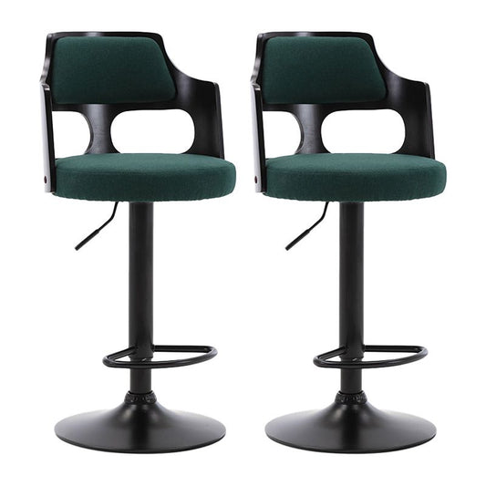 Modern Adjustable Swivel Barstool Matte Finish Footrest Stool Clearhalo 'Bar Furniture' 'Bar Stools' 'bar_stools' 'furn' 'furn_bar_stools' 'Furniture' 'furniture_bar_stools' 'Kitchen & Dining Furniture' 1200x1200_cbbac62f-f582-4b99-8580-5c6fd19fbbfa