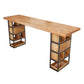 Rectangle Bar Dining Table Contemporary Wood Top Bar Table with Sled Base Clearhalo 'Bar Furniture' 'Bar Tables' 'bar_tables' 'furn' 'furn_bar_tables' 'Furniture' 'furniture_bar_tables' 'Kitchen & Dining Furniture' 1200x1200_cbbb7007-cb94-4aa4-b0d5-eb06e9a5f75f