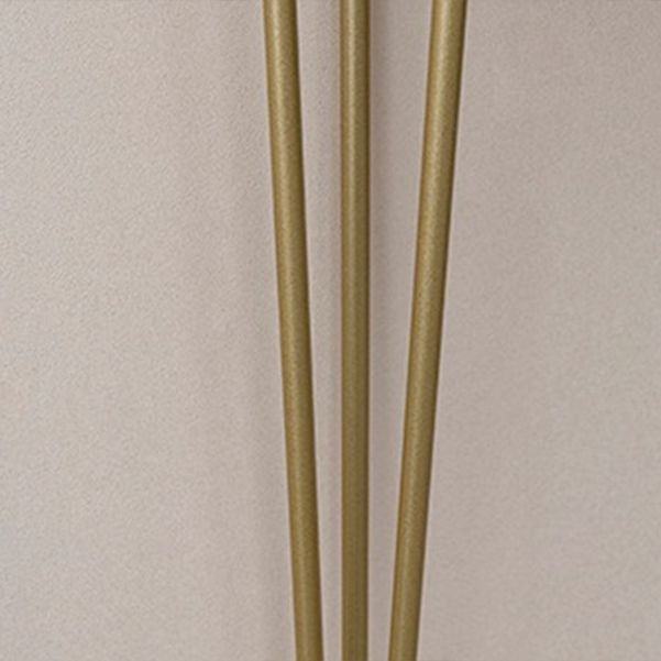 Tabella della console in legno massiccio rettangolare 31.49 "tavolo di accento alto con telaio di ferro