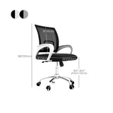 Moderne Swivel stoel verstelbare stoelhoogte vaste wapenstoel met wielen